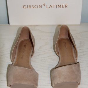 Gibson Latimer Ryanne flat in Bone size 7